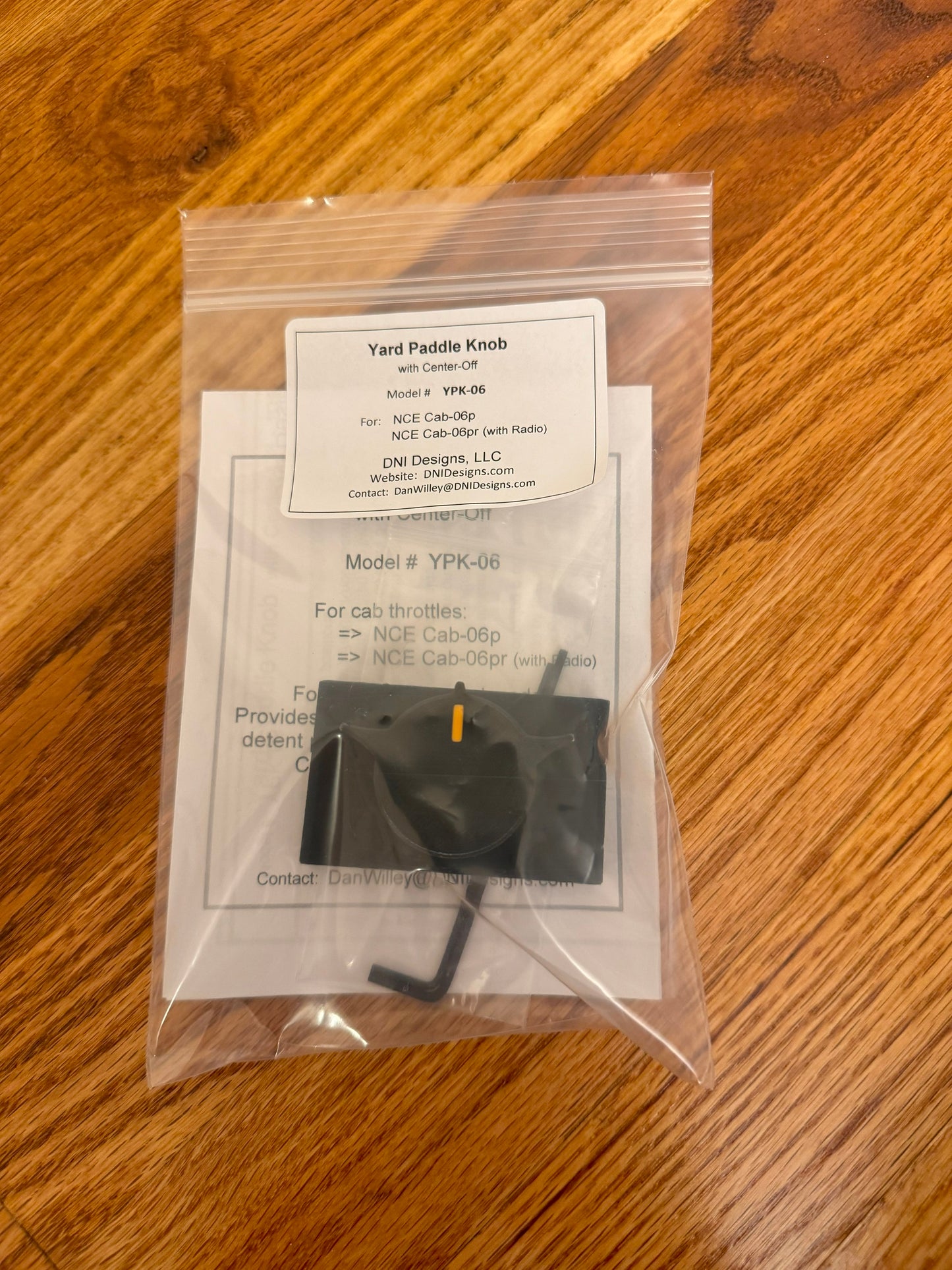 Yard Paddle Knob - for NCE Cab-06p Throttles