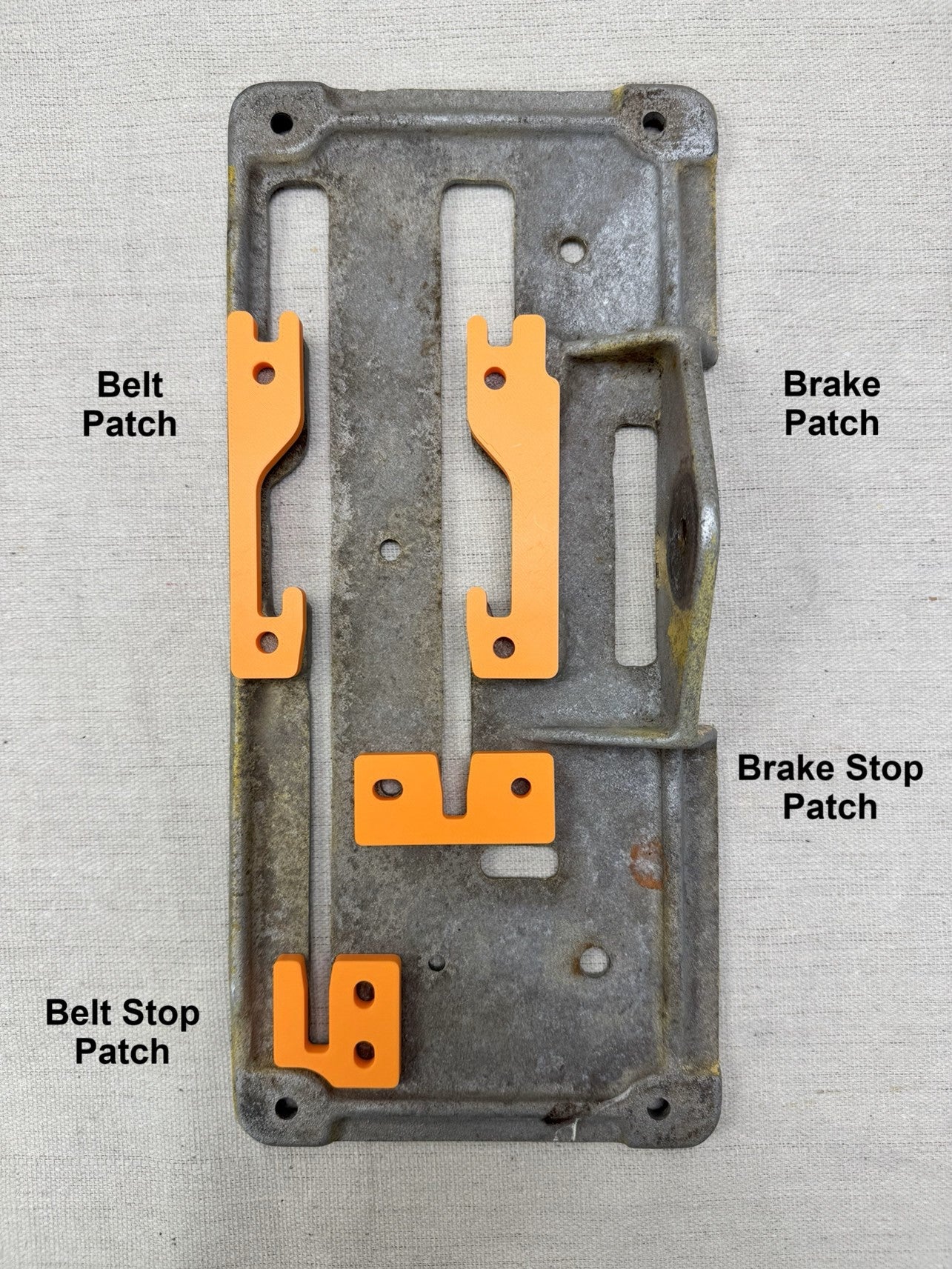 Belt Finger Patch Kit - for Fairmont M-19 OEM console # M24881K