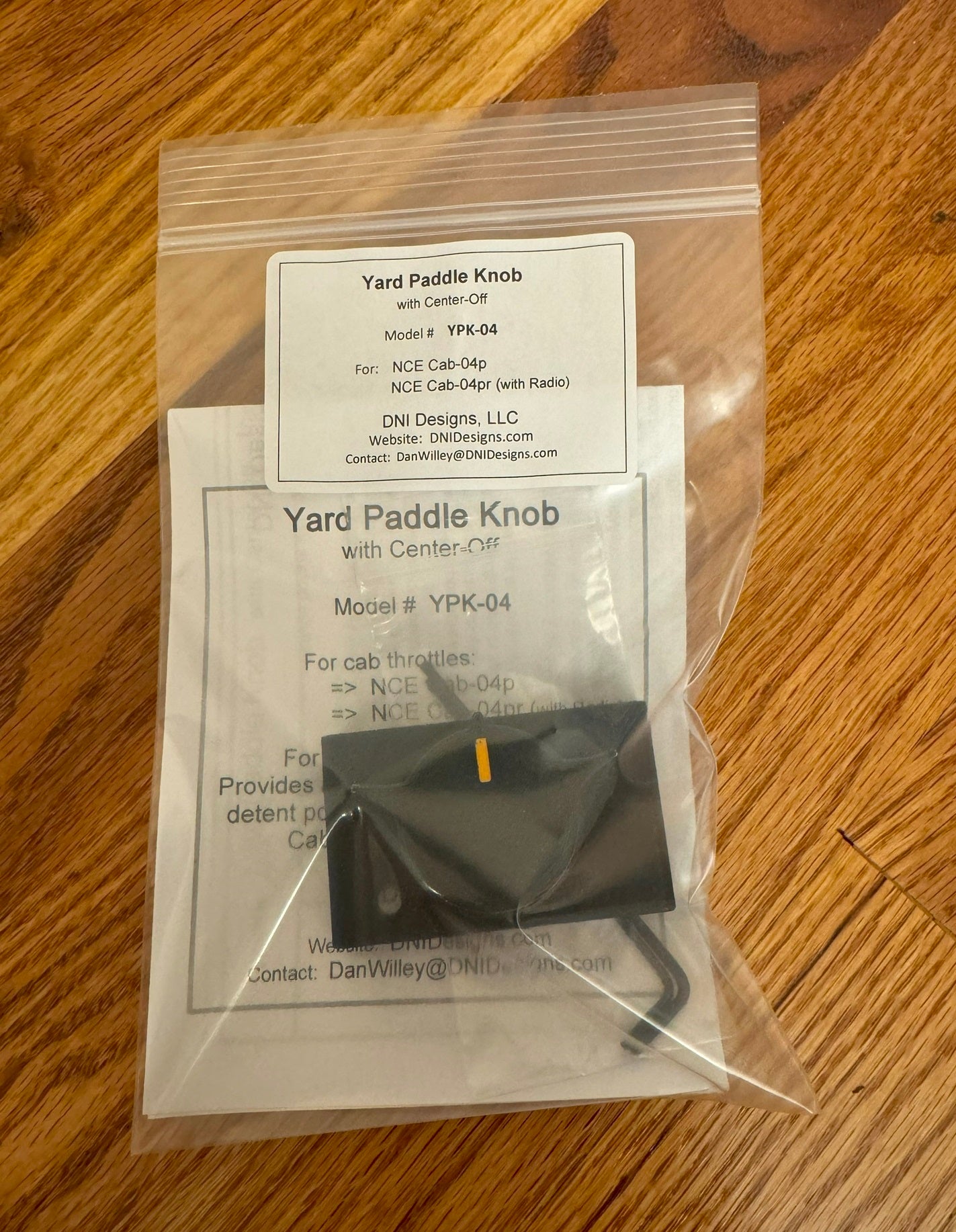 Yard Paddle Knob  -  for NCE Cab-04p Throttles